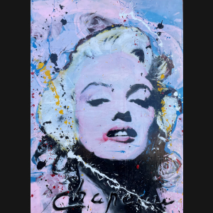 Roland Chapeau. “Marilyn Monroe” 2020. 145x105cm.